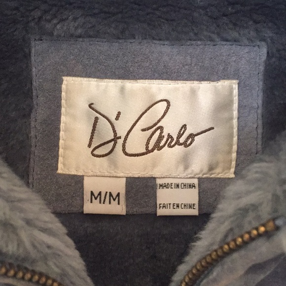 D’Carlo Women’s (M) Leather (suede feel) coat - Picture 6 of 8